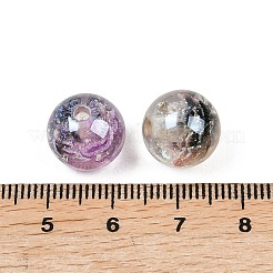 Светящиеся прозрачные смоляные бусины внутри цветка&nbsp;RESI-C070-05B