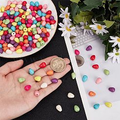 162шт 9 цвета синтетические бирюзовые бусины&nbsp;G-AR0006-19A