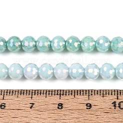 Антикоррозийные гальванические стеклянные бусины&nbsp;GLAA-N056-6mm-02