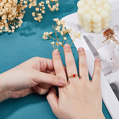 1 шт. 925 регулируемые фурнитуры для колец из стерлингового серебра&nbsp;RJEW-HS0001-01G