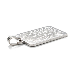Pendentifs en acier inoxydable 304 anti-ternissement&nbsp;STAS-K216-48W-P