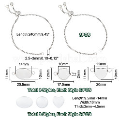DIY-Set zur Herstellung von Blanko-Gliederarmbändern&nbsp;DIY-UN0005-26