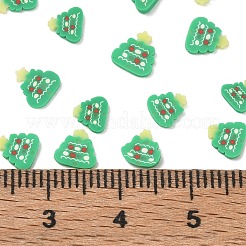Cabochons de Noël en pâte polymère faits main&nbsp;PY-CBA2910-01B
