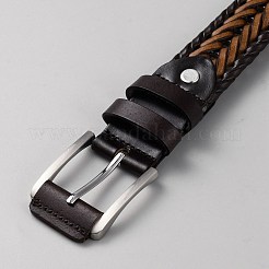 Geflochtene Kunstleder-Kettengürtel&nbsp;AJEW-WH20020-053D