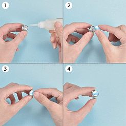 Verstellbare Fingerringkomponenten aus Edelstahl 304&nbsp;STAS-UN0001-10