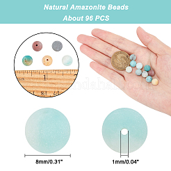 Натуральный цветок амазонитовые бусины пряди&nbsp;G-AR0003-85