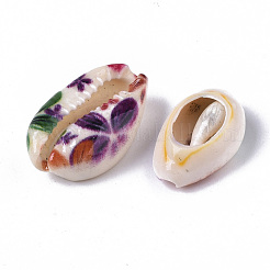 Perle di conchiglia naturale stampate&nbsp;X-SSHEL-R047-01-C04