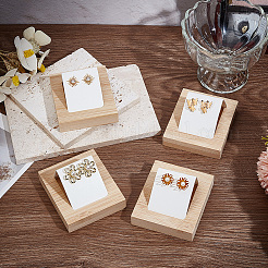 Демонстрация сережек из искусственной кожи и железа&nbsp;EDIS-WH20002-07A