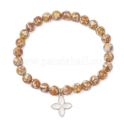 Сплав эмали шарм браслеты&nbsp;BJEW-JB12238-03