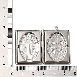 Подвески-медальоны из нержавеющей стали 304&nbsp;LS-STAS-Q300-01A-P