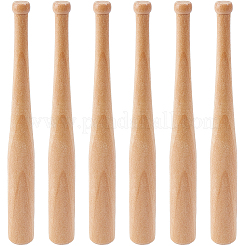 6 mini bâton en bois&nbsp;AJEW-GF0013-92B