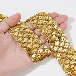 12.5 ярд эластичной отделки из полиэстера с блестками&nbsp;OCOR-AR0001-75C