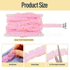 Ruban de dentelle en polyester double couche de 10 m&nbsp;OCOR-TA0004-14C