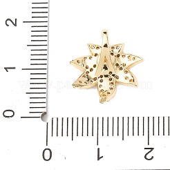 Латунные микропаве прозрачные подвески с фианитом&nbsp;KK-C249-06G