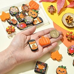 20шт 10 набора силиконовых бусин на тему Дня благодарения&nbsp;SIL-CJ0002-88