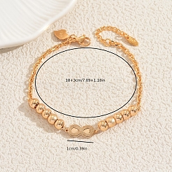 Браслеты из нержавеющей стали с бесконечным звеном&nbsp;ID1319