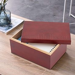 Boîte de rangement en bois&nbsp;WOOD-WH0103-39