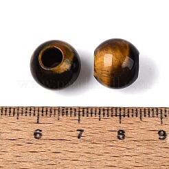 Natürliche Tigerauge europäischen Perlen&nbsp;G-Q602-09A-05