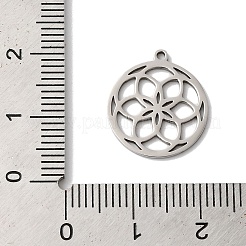 Pendentifs en acier inoxydable 201 anti-ternissement 5 pièce&nbsp;STAS-Z068-02P-01