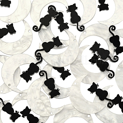 20шт 2 стиля непрозрачные акриловые подвески&nbsp;OACR-CJ0001-21