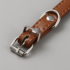 Collar de perro de imitación de cuero&nbsp;AJEW-WH0505-22A