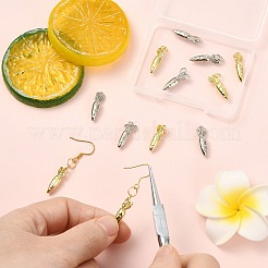 12шт 2 цвета латунные подвески&nbsp;KK-CJ0003-78