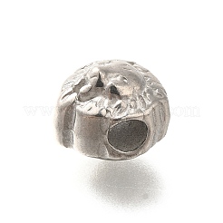 Perles européennes en acier inoxydable 304 anti-ternissement&nbsp;STAS-I321-50P