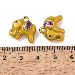 Colgantes de esmalte de acero inoxidable 304&nbsp;STAS-L316-22G-08