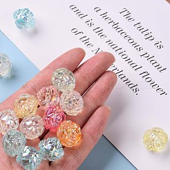 Прозрачные акриловые бусины TACR-S154-31C