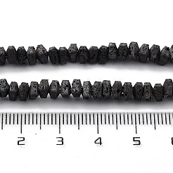 Fili di perle di roccia lavica naturale&nbsp;G-H303-C23