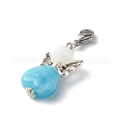 Кулон из акриловых бусин ангела&nbsp;HJEW-JM00520