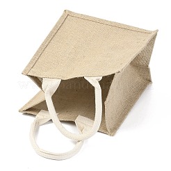 Shopper in juta manici in morbido cotone interno laminato&nbsp;ABAG-F003-03