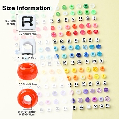 Прозрачные и непрозрачные акриловые бусины&nbsp;KY-FS0001-26D