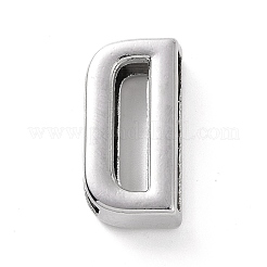 Breloques de glissière de lettre en alliage&nbsp;FIND-A023-17D