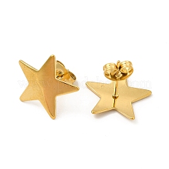 Boucles d'oreilles à tige en acier inoxydable 304 avec placage ionique (IP) pour femmes&nbsp;EJEW-I281-39G