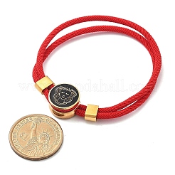 Mehrreihige Armbänder aus Nylonkordeln mit Sternbild&nbsp;BJEW-U016-01B-11