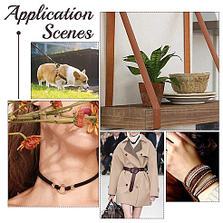 Мягкий плоский шнур из искусственной кожи&nbsp;LC-WH0006-02C-01