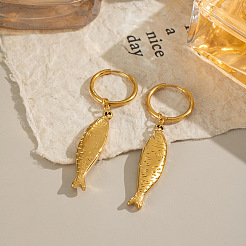 Серьги-кольца из нержавеющей стали&nbsp;ZZ6845