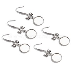 Crochets de boucles d'oreilles en acier inoxydable chirurgical 316&nbsp;STAS-TAC0001-01E