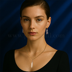 40шт подвески из натурального кварца&nbsp;PALLOY-OC00046