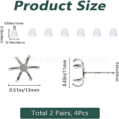 925 стерлинговое серебро&nbsp;STER-DC0001-48