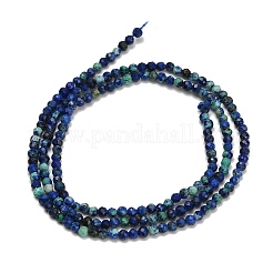 Natürliche Chrysokolla und Lapislazuli Perlen&nbsp;GG-CBA77FB-B05-2mm