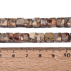Perles de jaspe impériales naturelles&nbsp;G-Q606-43A-07