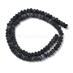 Естественные выветрившиеся агатовые бусины&nbsp;G-NH0047-A01-01