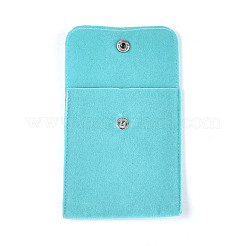 Двусторонние бархатные прямоугольные мешочки для украшений: сережек&nbsp;TP-N004-01C