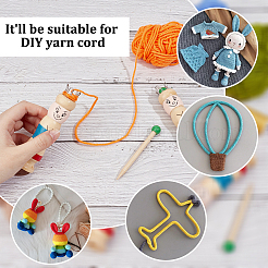 Вязальная машина для деревянной веревки&nbsp;AJEW-WH0166-12