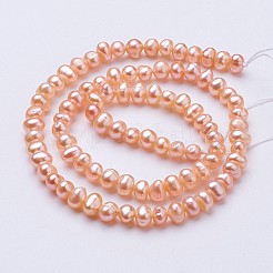 Нити из натурального культивированного пресноводного жемчуга PEAR-F004-03-02