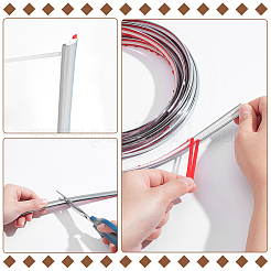 Пластиковая окантовочная лента&nbsp;AJEW-WH0419-77A