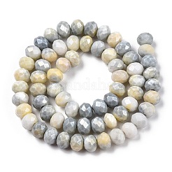 Colliers de perles de verre teintées à effet ombré&nbsp;GLAA-C023-02-B04