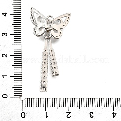 Латунные микро проложить кубического циркония подвески&nbsp;KK-V008-26P